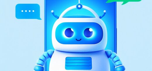 Ein Chatbot auf einem Mobiltelefon