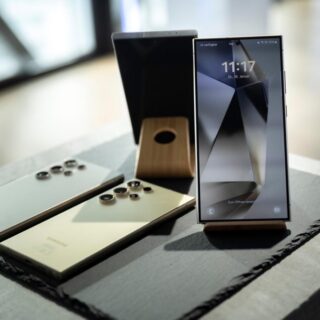 Das Samsung Galaxy S24 Ultra mit einem Display aus Corning® Gorilla® Armor für eine verbesserte Kratzfestigkeit