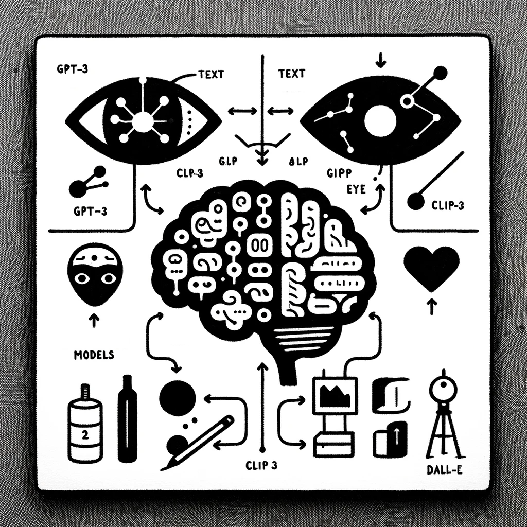 images illustrating the concept of OpenAI's embedding models