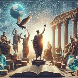 Die Geschichte der Aktien und Börsen.