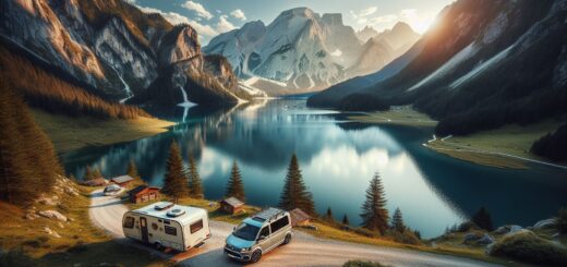 Mit dem Elektorauto und Wohnwagen in den Campingurlaub