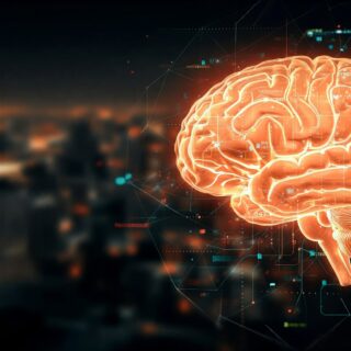 Bild, das die Zusammenarbeit zwischen Mensch und KI symbolisiert.