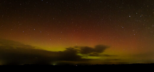 Polarlichter über Norddeutschland