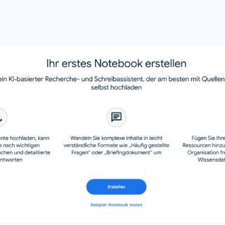 NotebookLM Funktionen erklärt"