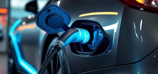 Elektrisches Auto mit innovativer Feststoffbatterie