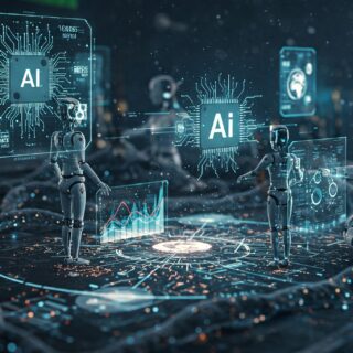 Darstellung der Wirtschaft 2025: KI, disruptive Technologien und politische Veränderungen.