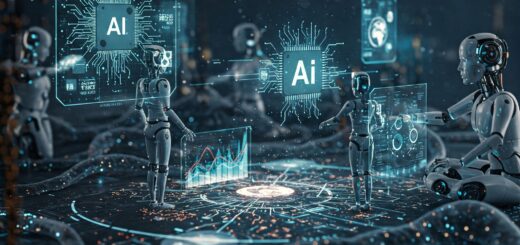 Darstellung der Wirtschaft 2025: KI, disruptive Technologien und politische Veränderungen.