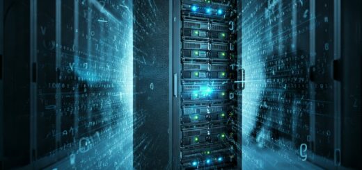 Eine realistische Darstellung zeigt ein dunkles digitales Interface, auf dem im Hintergrund hunderte von Passwortkombinationen getestet werden. Im Vordergrund steht ein Laptop mit einem sperrigen Sicherheitsschloss, das symbolisch den Schutz vor unerlaubten Zugriffen demonstriert.