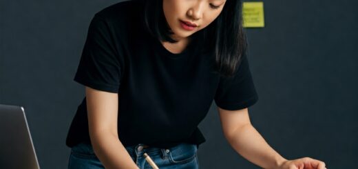 Ein Kreislaufdiagramm des Design Thinking Prozesses, der mit Empathie beginnt. Es zeigt eine Person, die Nutzer beobachtet und deren Bedürfnisse und Wünsche erforscht. Aus diesen Erkenntnissen entstehen Ideen, die in Prototypen umgesetzt werden. Diese Prototypen werden mit Nutzern getestet und weiterentwickelt, bis eine passende Lösung gefunden wird.