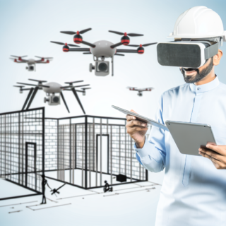 Mit KI und Drohnen am Bau zum Traumhaus.