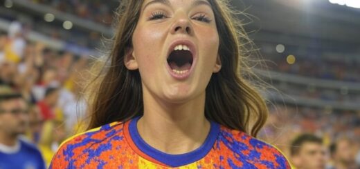 Frauen Fußballfans