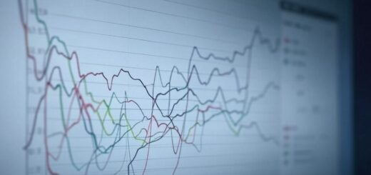 Ein Diagramm mit dem Titel "Inflation", das den Einfluss von Inflationsentwicklungen auf den Aktienmarkt veranschaulicht und Strategien zur Absicherung von Anlagen während der Inflation zeigt. Das Bild enthält keine menschlichen Figuren.