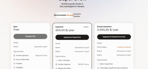 Grok4 Preisliste