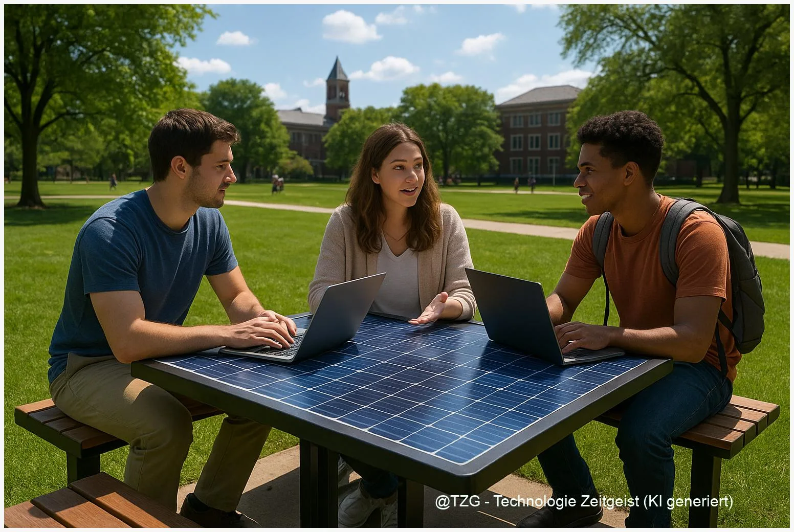 Solar-Möbel auf Unis: Lehre, Komfort und Einnahmen stärken