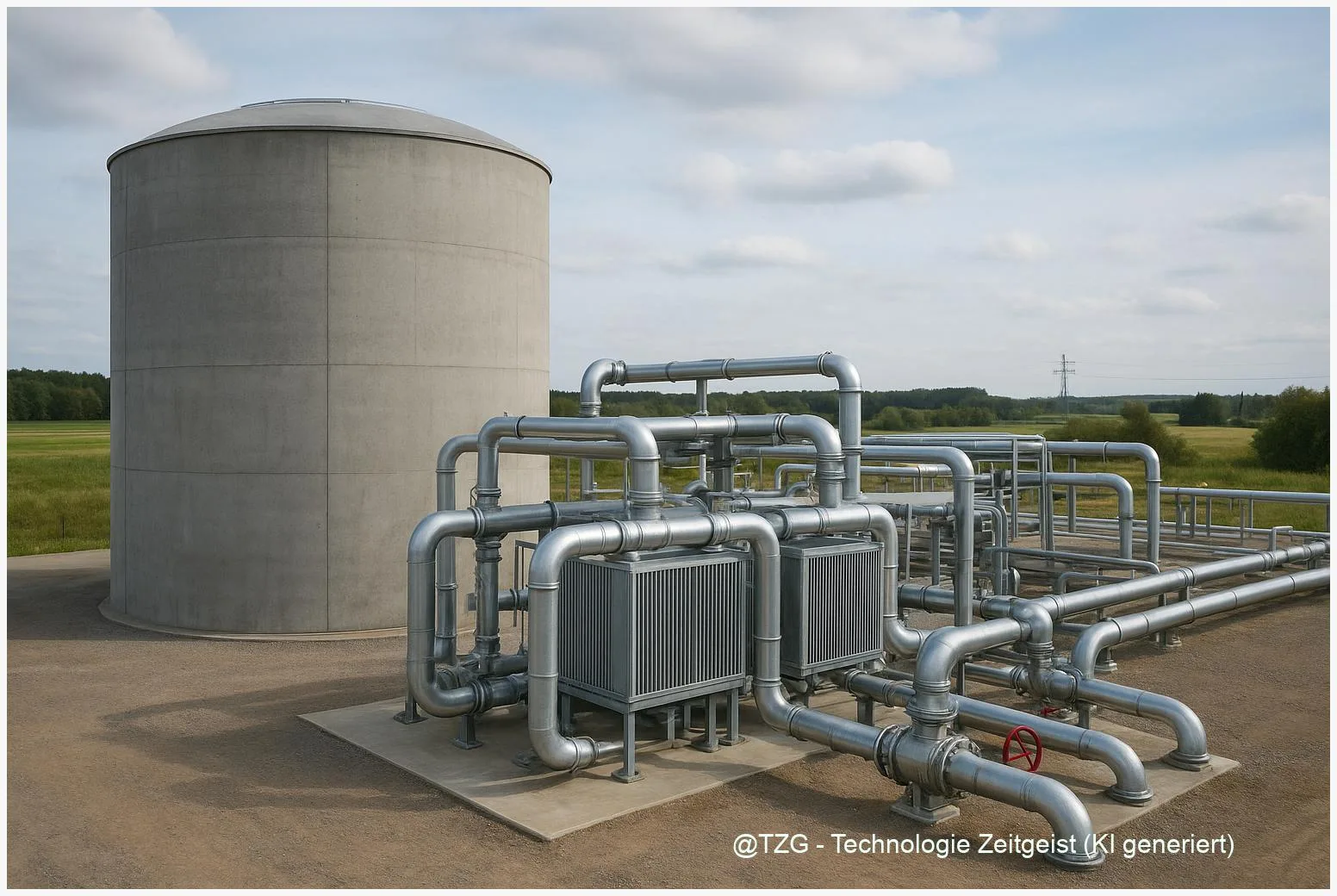 Sandbatterie: Wie Wärme in Sand für die Fernwärme gespeichert wird