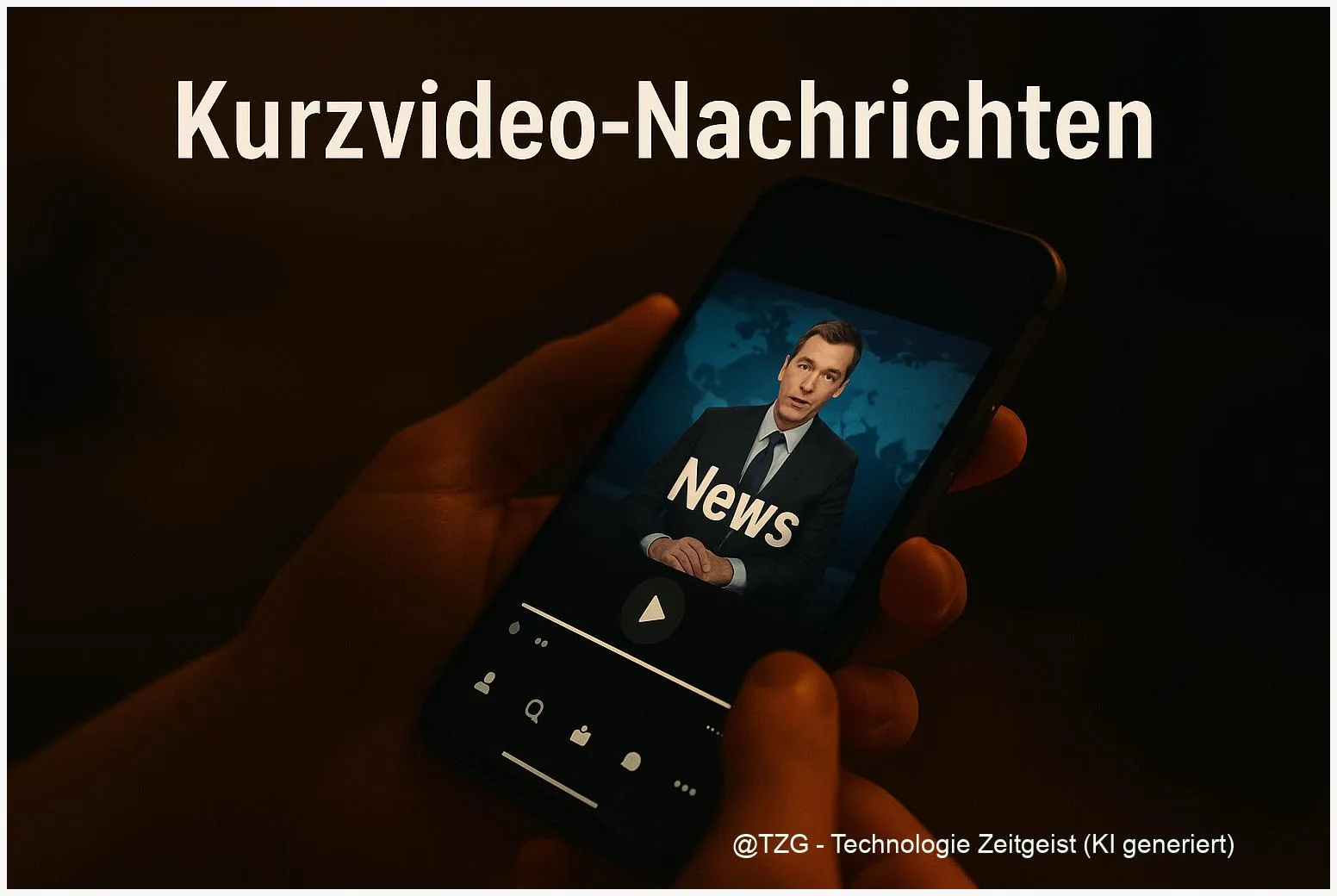 Kurzvideo-Nachrichten: Wie junge Menschen News heute erleben