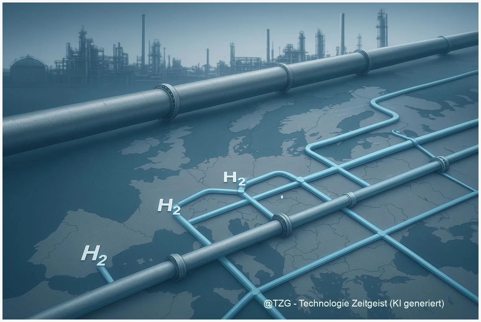 Wasserstoffnetz in Europa: Wie Pipeline‑Netze Energie und Industrie verbinden