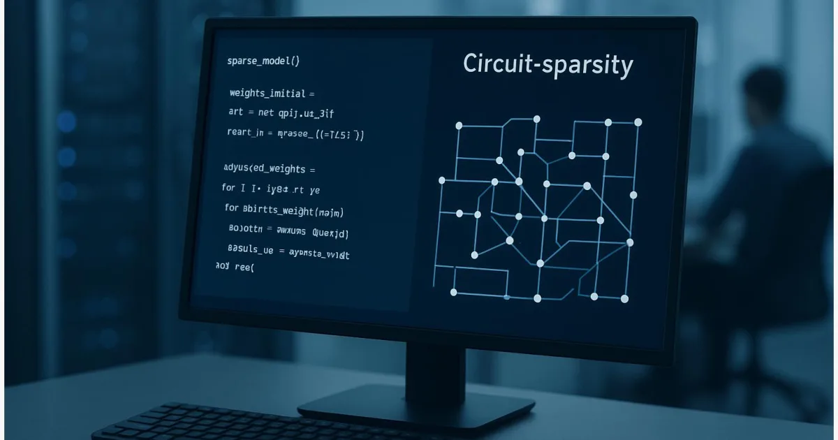 Circuit‑sparsity: Wie sparsames Training KI‑Modelle erklärbarer macht