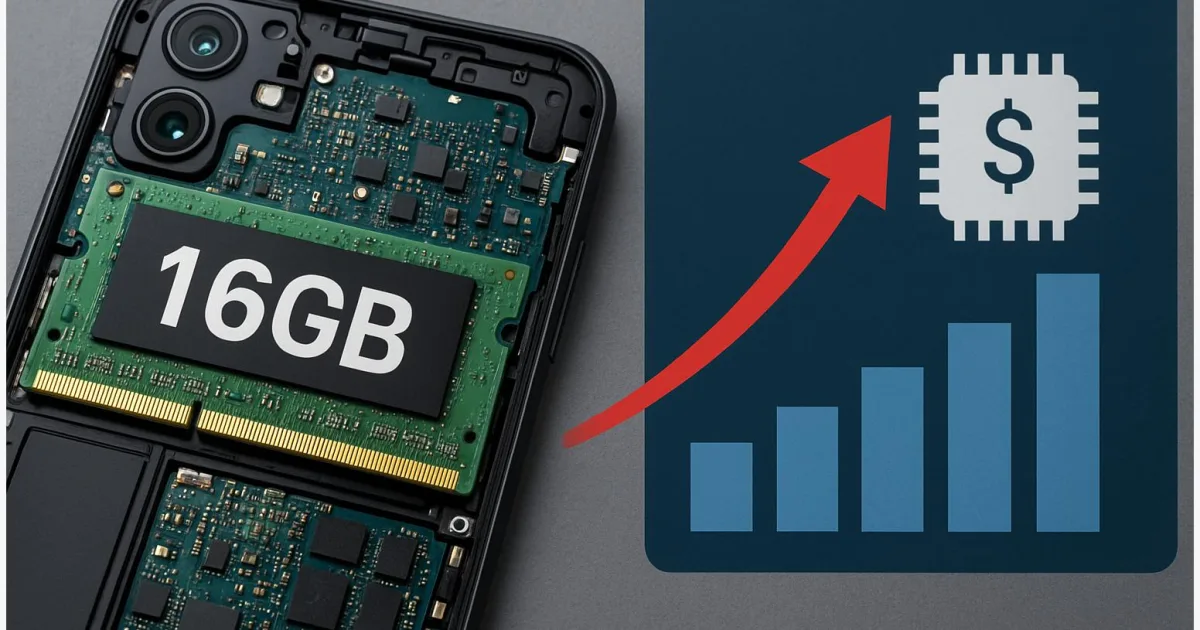Warum 16‑GB‑RAM‑Smartphones bald zur Seltenheit werden