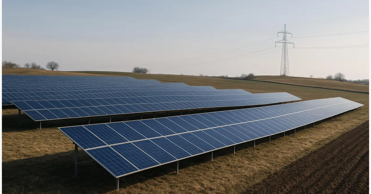 Wie KI den Flächenbedarf großer Solarparks präzise berechnet