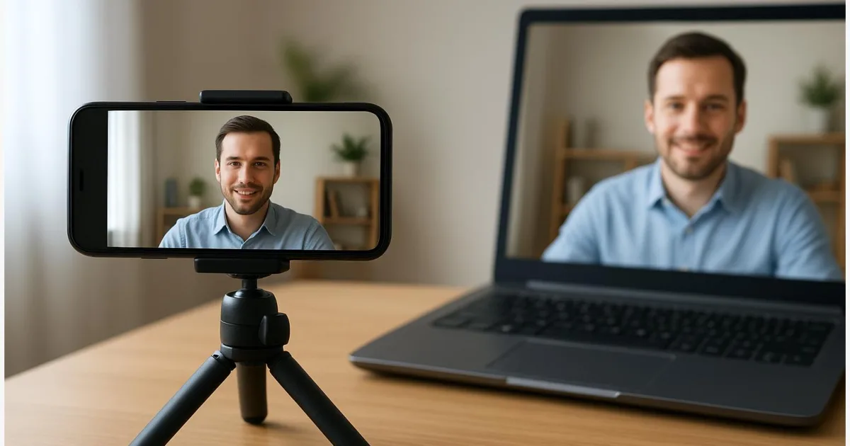 So nutzt du dein Smartphone als Webcam für PC & Mac – Schritt‑für‑Schritt