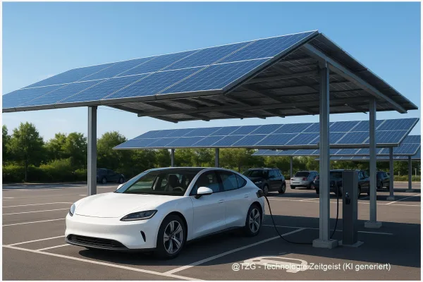Solar‑Carports für E‑Autos: Schnell installierte Lade‑Canopys im Überblick