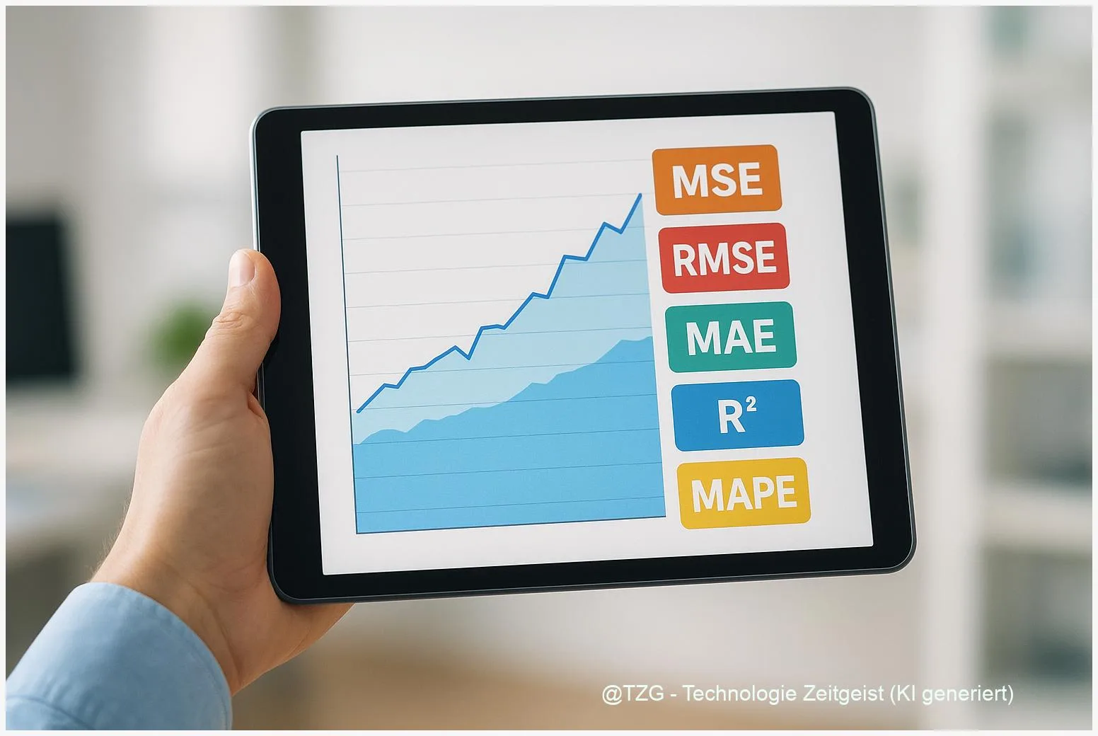 Regression leicht erklärt: MSE, RMSE, MAE, R² & MAPE verständlich