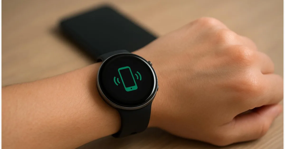 Smartwatch als Suchhilfe: So findest du dein verlorenes Smartphone