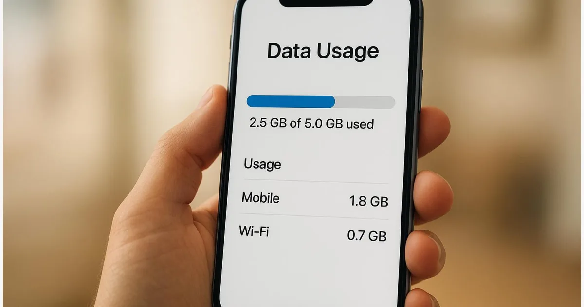 So sparst du mobile Daten auf iPhone & Android – Schritt‑für‑Schritt