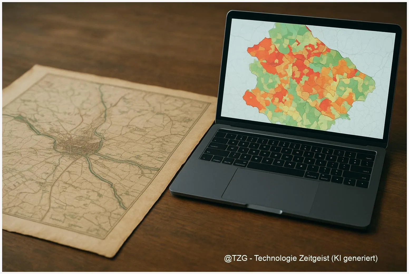 Wie Machine Learning historische Karten den Landnutzungswandel sichtbar macht