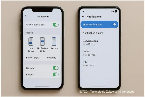 So verwaltest du Benachrichtigungen auf iPhone & Android – Schritt‑für‑Schritt