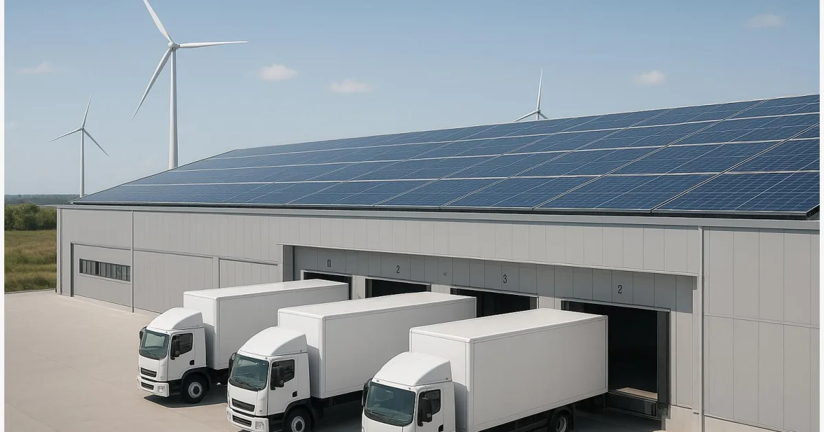 Grünere Lieferketten: Wie saubere Energie und Technik Industrie verändern