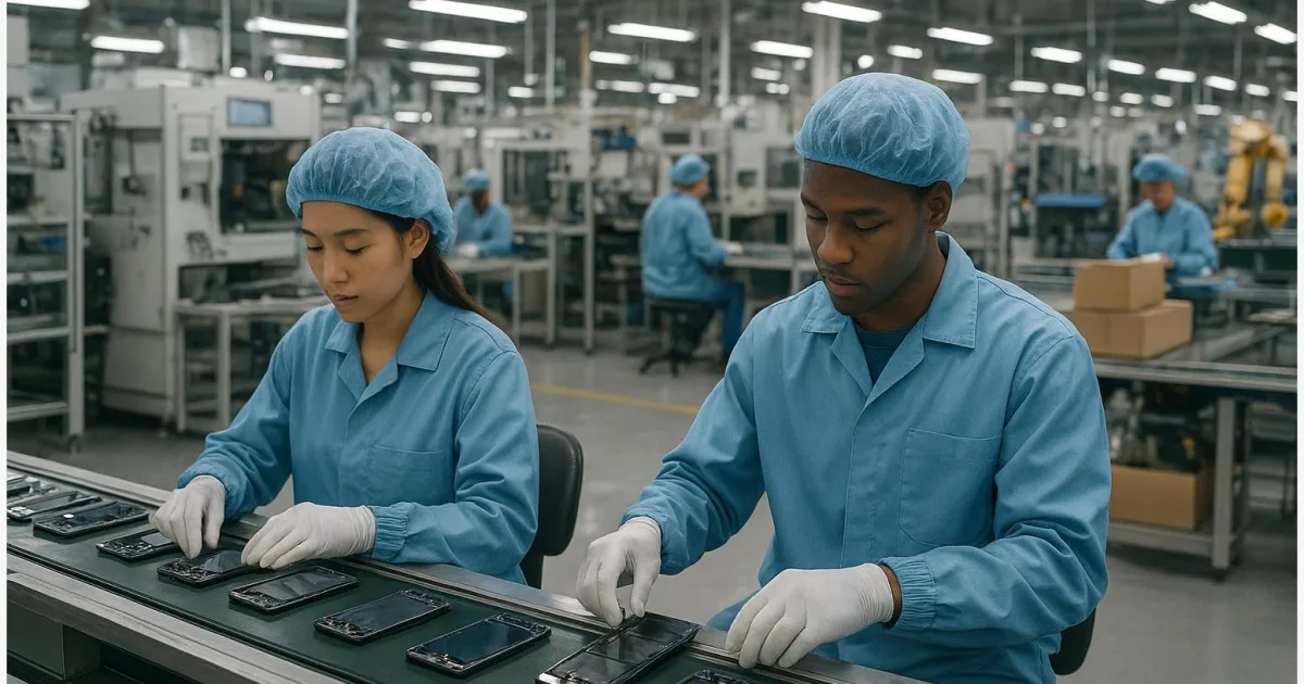 Wo Smartphones wirklich hergestellt werden – wie globale Lieferketten funktionieren