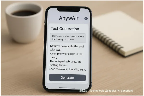 Lokale KI auf dem iPhone: Wie AnywAIr Sprachmodelle offline nutzt
