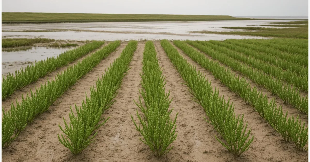 Salztolerante Pflanzen: Küstenlandwirtschaft trotz Klimawandel