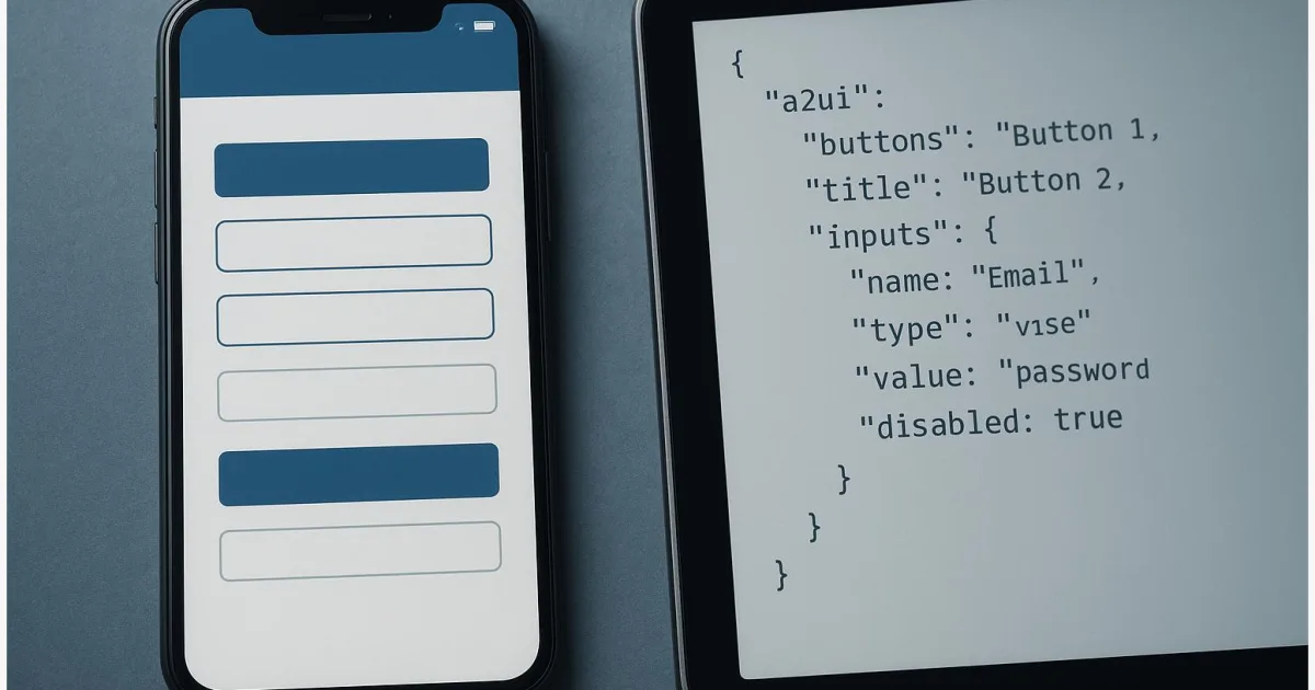 A2UI: Wie Agenten sichere, native Benutzeroberflächen beschreiben