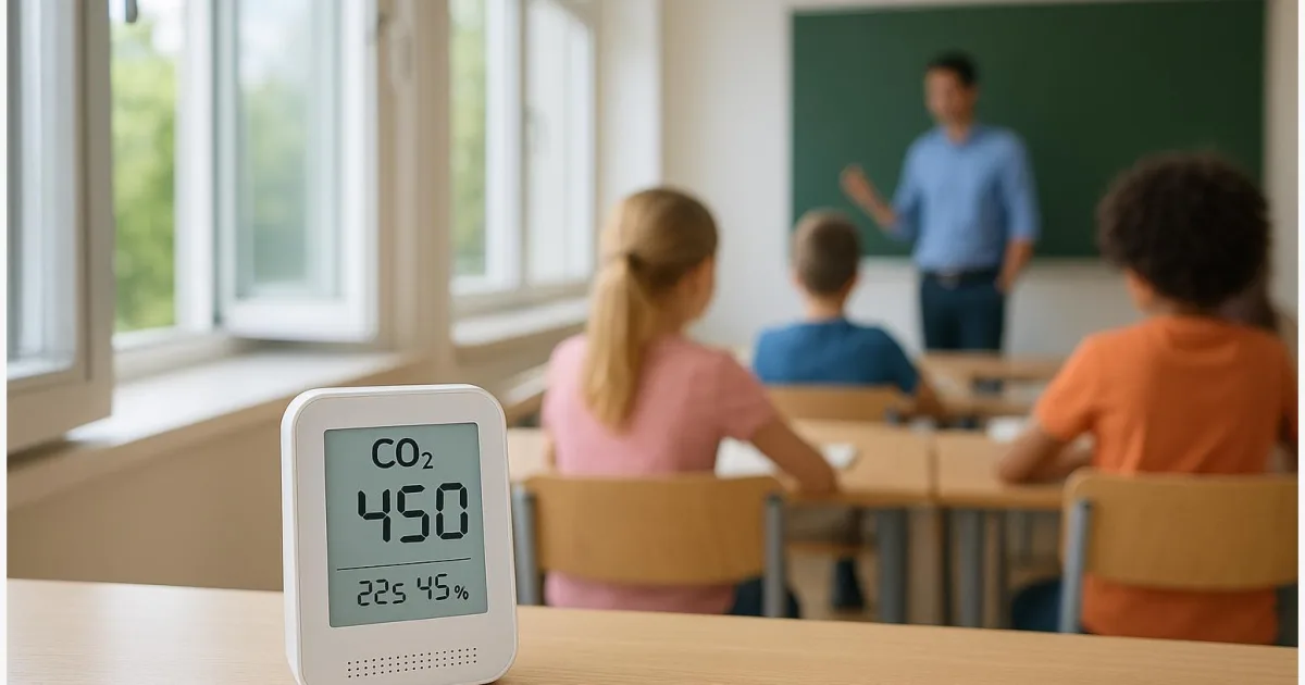 Warum gute Raumluft Gesundheit, Lernen und Produktivität rettet
