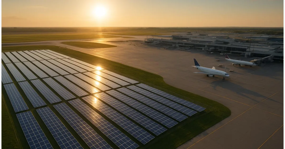 Solar blendet: Was PV-Reflexionen für Flughäfen und Planung bedeuten