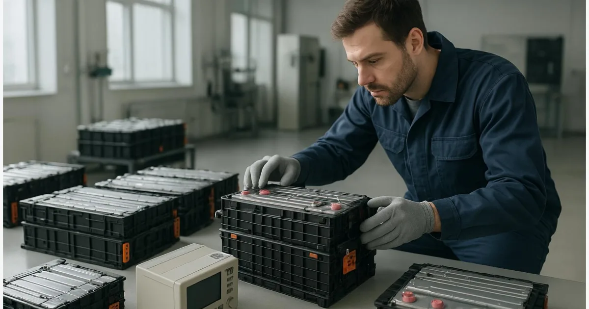 Second‑Life‑Batterien: Wie alte E‑Auto‑Akkus zu günstigen Stromspeichern werden