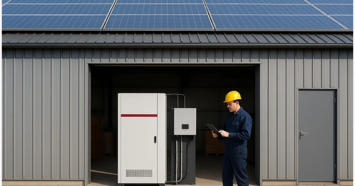 Smarte Batteriespeicher für Firmen: So senken Unternehmen Stromkosten