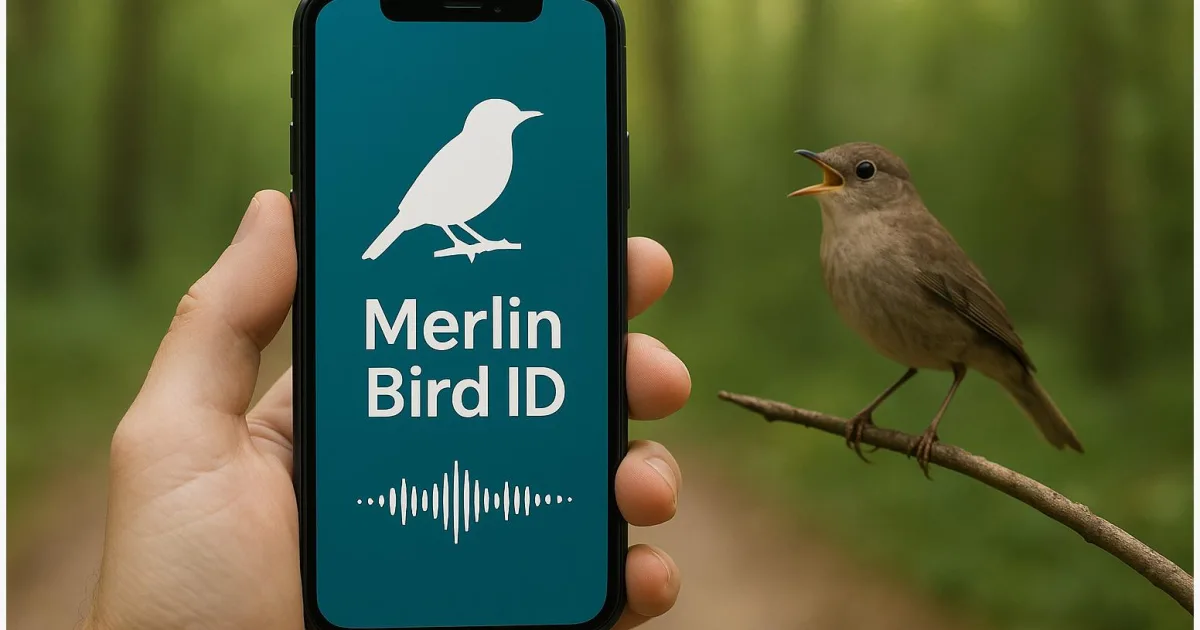 Vogelstimmen per App erkennen: Wie Merlin Bird ID KI nutzt