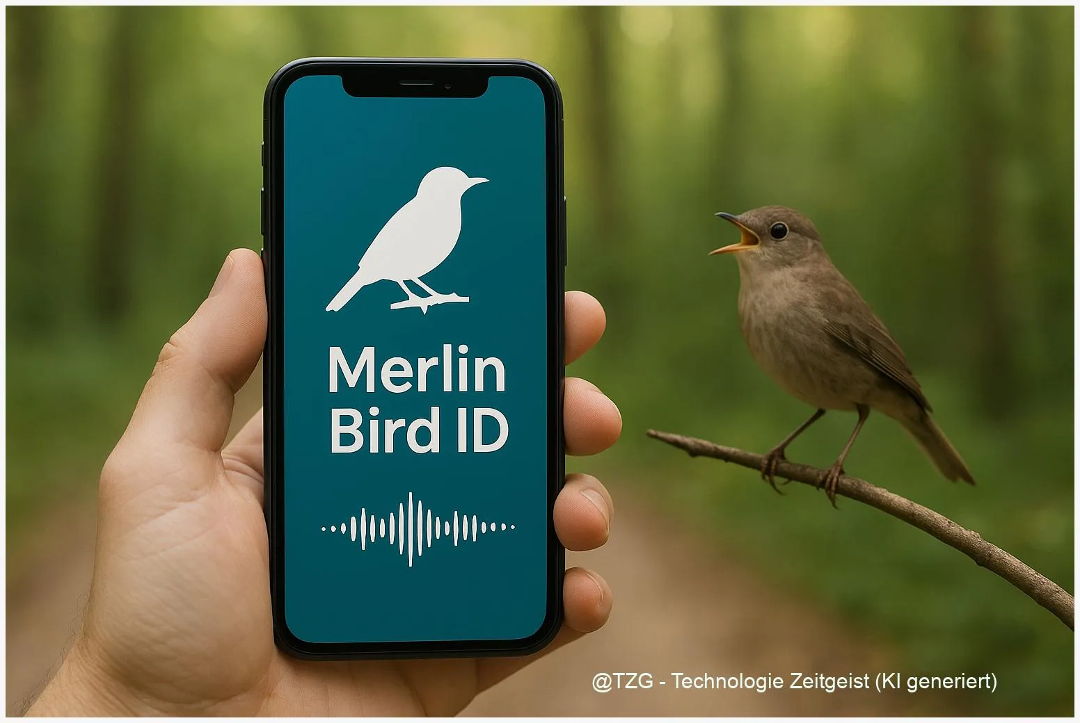 Vogelstimmen per App erkennen: Wie Merlin Bird ID KI nutzt