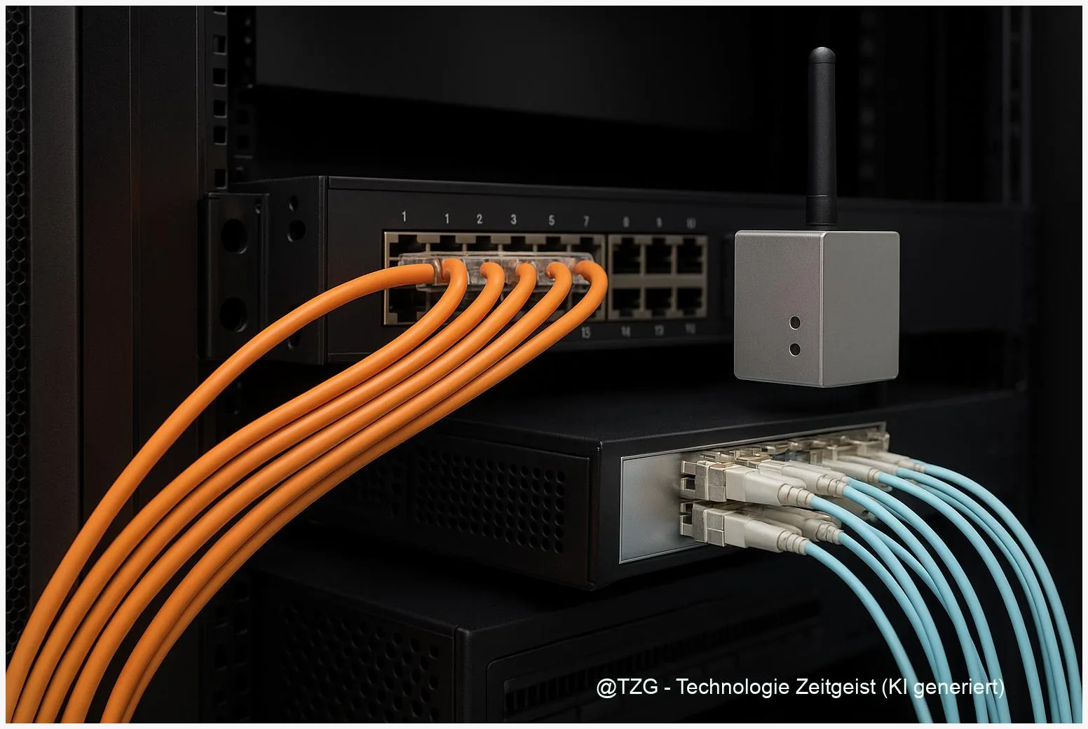 Warum KI‑Rechenzentren neue Verbindungen brauchen: Kupfer, Glasfaser, Funk