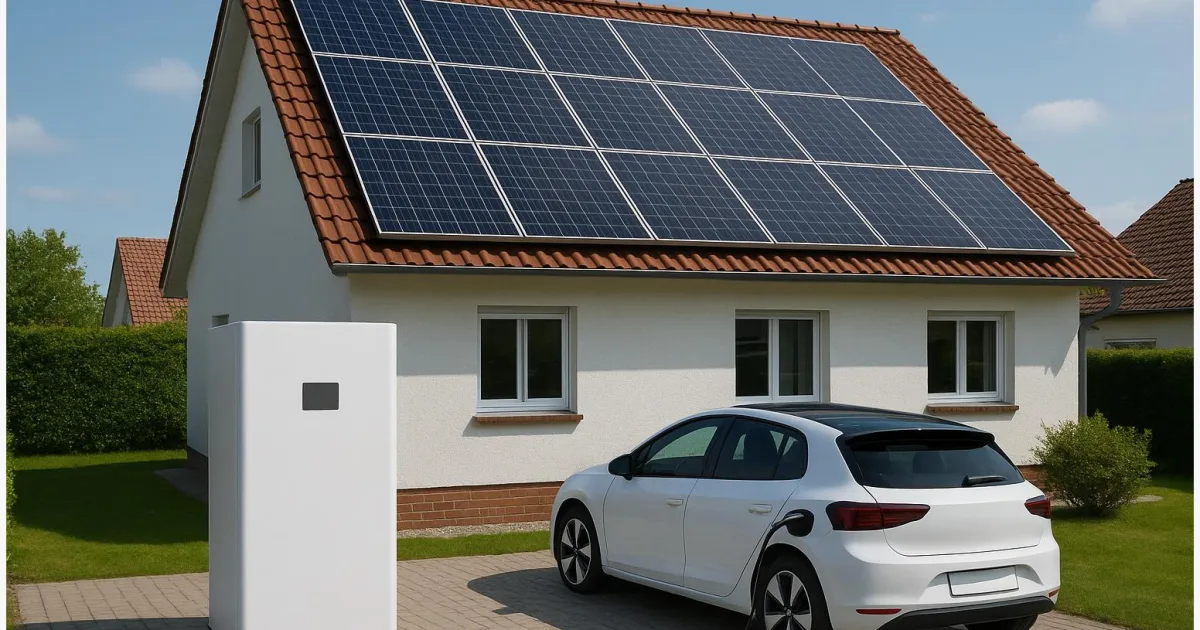 Solarstrom mit Speicher: Warum Solar‑plus‑Batterie wichtig für die Energiewende ist