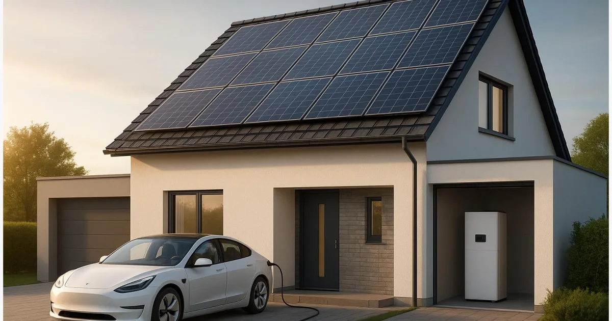 Solarstrom plus Speicher: Warum Solar‑plus‑Batterie jetzt Standard wird