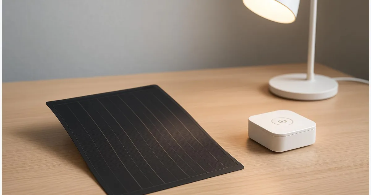 Organische Solarzellen: Indoor‑PV für Geräte ohne Steckdose