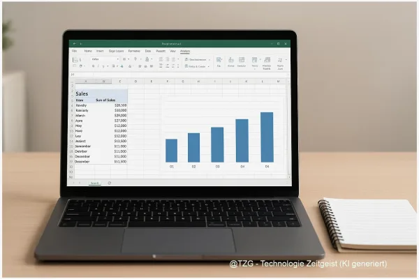 Excel: Pivot-Tabelle erstellen und auswerten – Schritt für Schritt