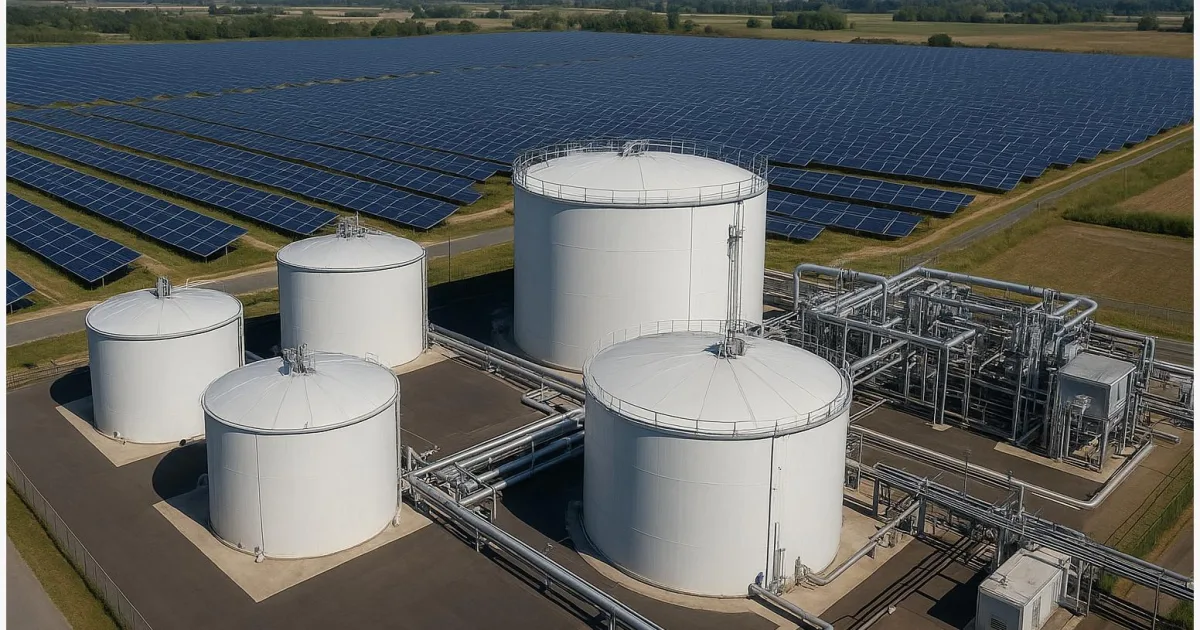 Flüssig-CO₂-Energiespeicher erklärt: So kann Strom langfristig gespeichert werden