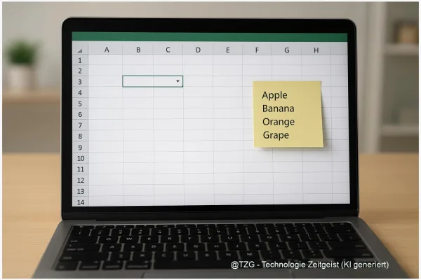 Excel: Dropdown-Liste erstellen – Schritt-für-Schritt mit Datenüberprüfung