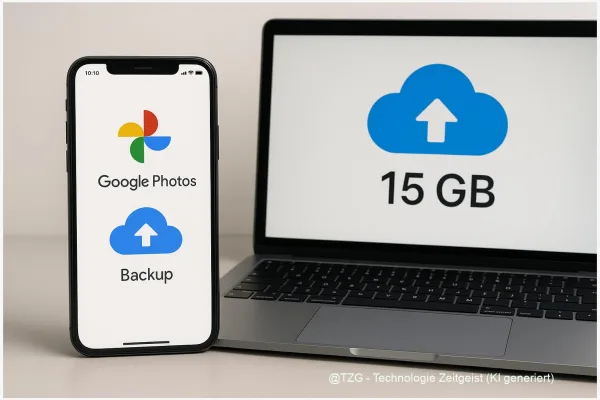 Google Fotos einrichten: Backup aktivieren und Speicherplatz sparen